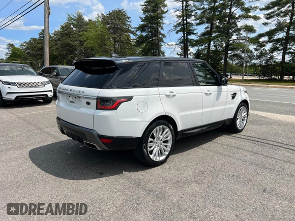 2019 Land Rover Range Rover Sport HSE with VIN SALWR2RV1KA827795, listed as a Copart auction lot 59613175 with 70,148 mi miles and Clean title. Bid and sale history available at DreamBid. Image 4.