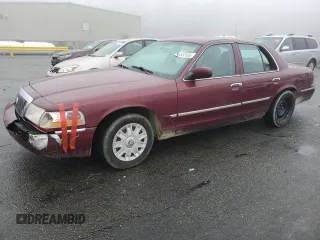 2005 Mercury Grand Marquis GS with VIN 2MEFM74W05X604628, listed as a Copart auction lot 51332335 with 165,224 mi miles and Salvage Title. Bid and sale history available at DreamBid. Image 1.