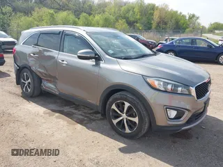 2016 Kia Sorento EX with VIN 5XYPHDA51GG031156, listed as a IAAI auction lot 42159161 with 160,898 mi miles and . Bid and sale history available at DreamBid. Image 1.