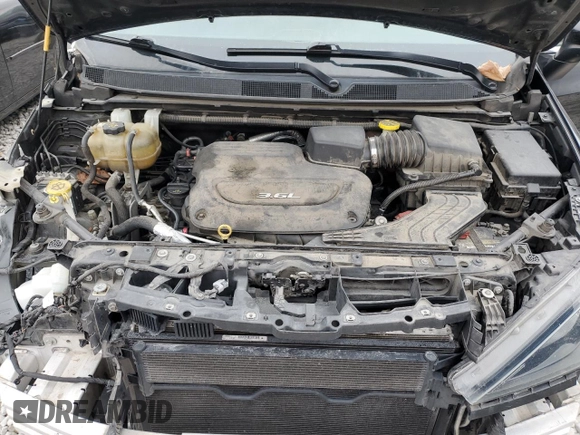 2017 Chrysler Pacifica Touring with VIN 2C4RC1DG0HR634812, listed as a Copart auction lot 85925434 with 194,385 mi miles and Salvage Title. Bid and sale history available at DreamBid. Image 12.