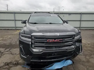 2021 GMC Acadia AT4 with VIN 1GKKNLLS5MZ168635, listed as a Copart auction lot 55988445 with 106,777 mi miles and Salvage title. Bid and sale history available at DreamBid. Image 5.