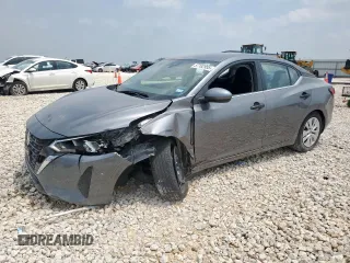 2024 Nissan Sentra S with VIN 3N1AB8BV0RY278683, listed as a Copart auction lot 57182955 with 34,189 mi miles and Salvage title. Bid and sale history available at DreamBid. Image 1.