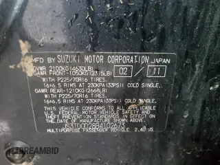 2011 Suzuki Grand Vitara Premium with VIN JS3TD0D28B4102673, listed as a Copart auction lot 43216005 with 141,726 mi miles and Salvage title. Bid and sale history available at DreamBid. Image 13.