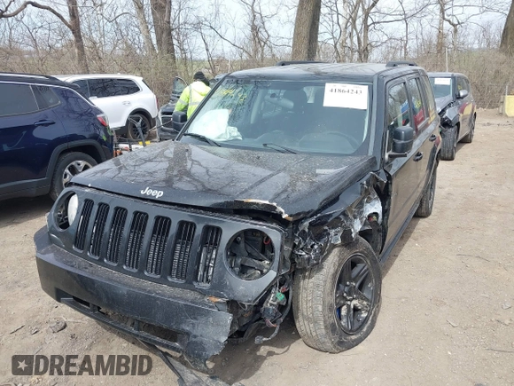 2010 Jeep Patriot Sport with VIN 1J4NF2GB6AD611629, listed as a IAAI auction lot 41864243 with 132,868 mi miles. Bid and sale history available at carsss.com. Image 17.