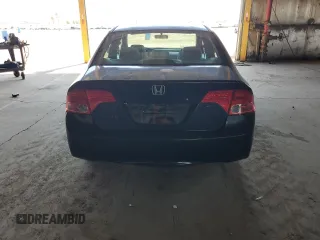 2008 Honda Civic LX with VIN 1HGFA16518L024982, listed as a Copart auction lot 56429195 with 132,432 mi miles and Salvage Title. Bid and sale history available at DreamBid. Image 6.