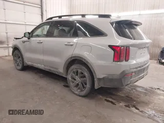 2022 Kia Sorento X-Line S with VIN 5XYRLDLC5NG117800, listed as a IAAI auction lot 41611432 with 25,914 mi miles. Bid and sale history available at carsss.com. Image 3.