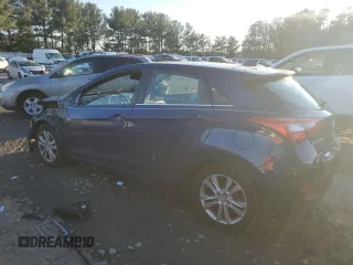 2013 Hyundai Elantra GT with VIN KMHD35LE4DU055087, listed as a Copart auction lot 80123454 with 128,588 mi miles and Salvage Title. Bid and sale history available at carsss.com. Image 2.