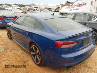 2019 Audi A5 Sportback Prestige with VIN WAUFNCF55KA016463, listed as a IAAI auction lot 41801790 with 112,048 mi miles. Bid and sale history available at carsss.com. Image 3.