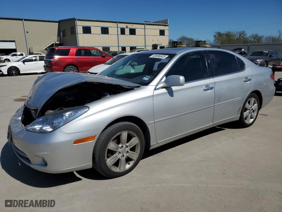 2005 Lexus ES 330 with VIN JTHBA30G355078351, listed as a Copart auction lot 49896605 with 118,822 mi miles and Salvage Title. Bid and sale history available at carsss.com. Image 1.