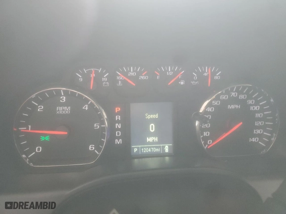 2016 Chevrolet Silverado 1500 Custom with VIN 1GCVKPEC0GZ336586, listed as a Copart auction lot 87905365 with 120,470 mi miles and Salvage Title. Bid and sale history available at carsss.com. Image 9.