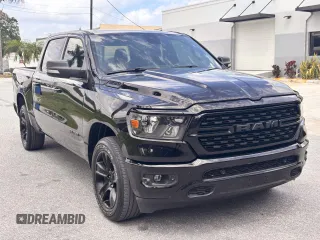 2022 Ram 1500 Big Horn with VIN 1C6RRFFG6NN283316, listed as a Copart auction lot 53666025 with 40,958 mi miles and Salvage Title. Bid and sale history available at carsss.com. Image 1.