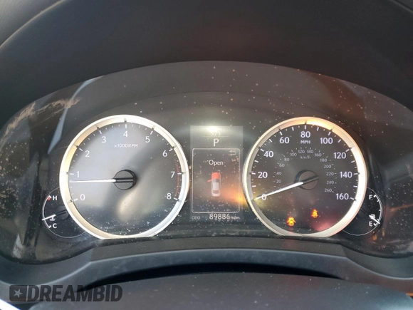 2016 Lexus IS 300/350 with VIN JTHCM1D26G5010546, listed as a Copart auction lot 51065005 with 89,886 mi miles and Salvage title. Bid and sale history available at DreamBid. Image 9.