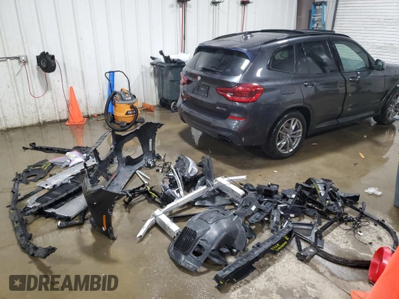 2020 BMW X3 M40i with VIN 5UXTY9C06L9C90087, listed as a Copart auction lot 46677165 with 41,644 mi miles and Salvage Title. Bid and sale history available at DreamBid. Image 13.