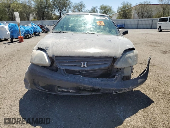 2000 Honda Civic EX with VIN 1HGEJ8242YL040383, listed as a Copart auction lot 71565154 with 114,612 mi miles and Salvage Title. Bid and sale history available at carsss.com. Image 5.