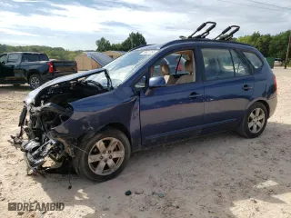 2007 Kia Rondo EX with VIN KNAFG526177051557, listed as a Copart auction lot 69931764 with 0 mi miles and Salvage Title. Bid and sale history available at carsss.com. Image 1.