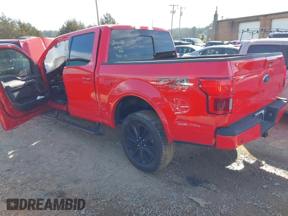 2019 Ford F-150 XL with VIN 1FTEW1E47KFC30060, listed as a IAAI auction lot 41805523 with 67,074 mi miles. Bid and sale history available at carsss.com. Image 3.