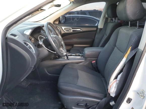2017 Nissan Pathfinder SV with VIN 5N1DR2MNXHC686613, listed as a Copart auction lot 43831825 with 123,711 mi miles and Salvage Title. Bid and sale history available at carsss.com. Image 7.
