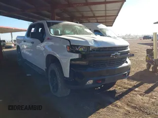 2021 Chevrolet Silverado 1500 LT Trail Boss with VIN 3GCPYFEL9MG371396, listed as a IAAI auction lot 41615937 with Not Provided miles. Bid and sale history available at carsss.com. Image 1.