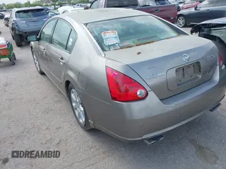 2007 Nissan Maxima 3.5 SE with VIN 1N4BA41E27C851254, listed as a IAAI auction lot 41925206 with 119,629 mi miles. Bid and sale history available at carsss.com. Image 3.