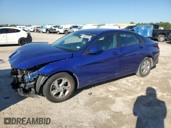 2022 Hyundai Elantra SE with VIN KMHLL4AG0NU334659, listed as a Copart auction lot 46928205 with 31,312 mi miles and Salvage Title. Bid and sale history available at DreamBid. Image 1.