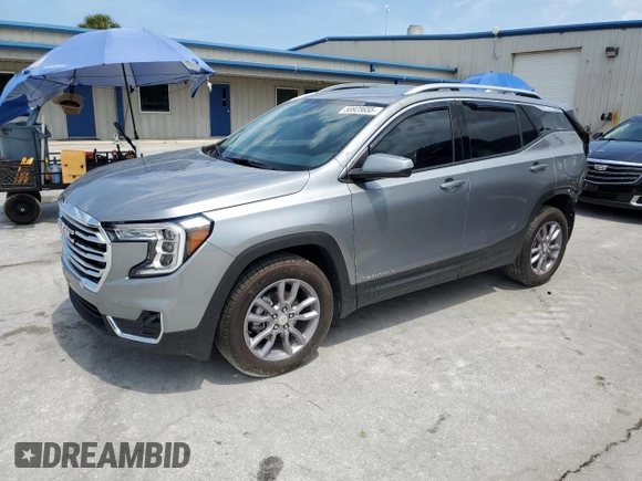 2024 GMC Terrain SLT с VIN 3GKALPEG5RL107141, выставлен на аукционе Copart как лот 58925655 с пробегом 14 625 миль миль и Списание • Salvage title. История ставок и продаж доступна на DreamBid. Изображение 1.