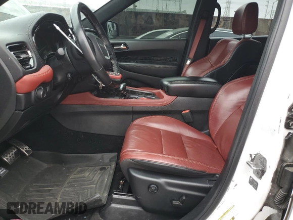 2021 Dodge Durango SRT Hellcat with VIN 1C4SDJH97MC605837, listed as a Copart auction lot 76390414 with 35,876 mi miles and Salvage Title. Bid and sale history available at DreamBid. Image 7.