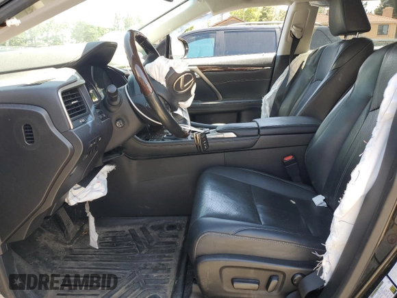 2019 Lexus RX 450h with VIN 2T2BGMCA3KC037404, listed as a Copart auction lot 61683875 with 76,316 mi miles and Salvage title. Bid and sale history available at DreamBid. Image 7.