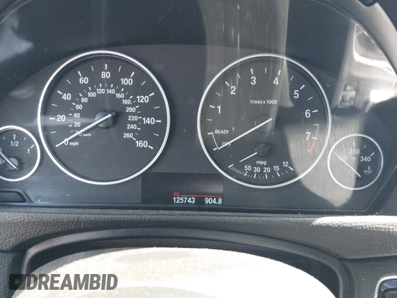 2014 BMW 3 Series 320i with VIN WBA3B1G5XENS80130, listed as a IAAI auction lot 42304306 with 125,743 mi miles and . Bid and sale history available at DreamBid. Image 7.