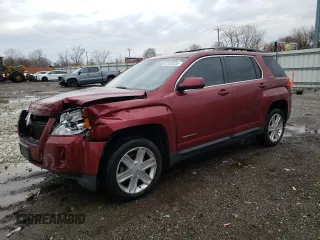 2012 GMC Terrain SLT-1 with VIN 2GKALUEK0C6241425, listed as a Copart auction lot 47855355 with 217,881 mi miles and Salvage Title. Bid and sale history available at carsss.com. Image 1.