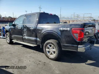 2024 Ford F-150 XLT with VIN 1FTFW3LD1RFA75938, listed as a Copart auction lot 78947444 with 14,674 mi miles and Salvage Title. Bid and sale history available at carsss.com. Image 2.