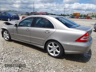 2007 Mercedes-Benz C 230 Sport with VIN WDBRF52H77E026905, listed as a Copart auction lot 58012235 with 148,975 mi miles and Salvage title. Bid and sale history available at DreamBid. Image 2.