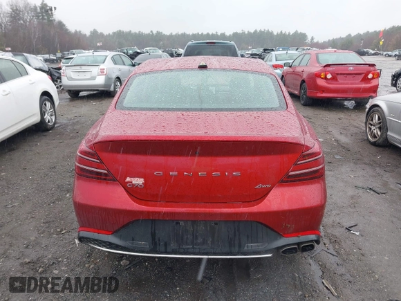 2023 Genesis G70 2.0T with VIN KMTG34TA7PU124434, listed as a IAAI auction lot 41963041 with 37,591 mi miles and . Bid and sale history available at DreamBid. Image 17.