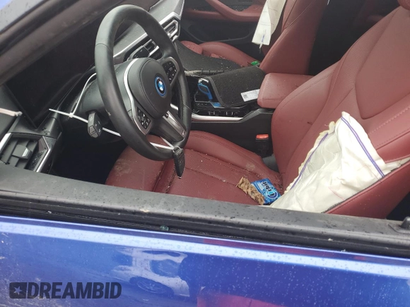 2022 BMW i4 eDrive40 with VIN WBY73AW09NFN20168, listed as a Copart auction lot 44808914 with 0 mi miles. Bid and sale history available at carsss.com. Image 7.