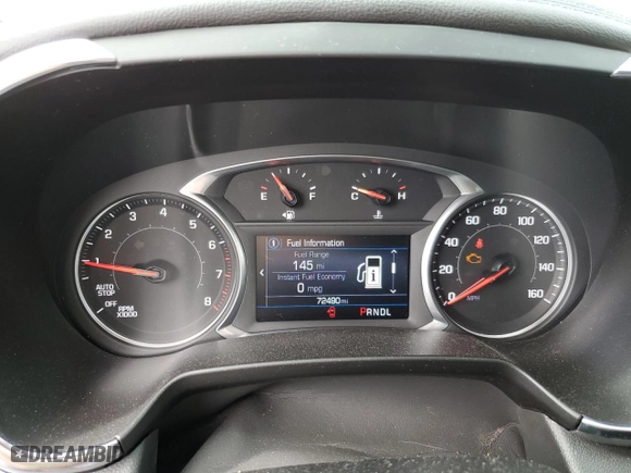 2020 Chevrolet Blazer LT with VIN 3GNKBCR4XLS681461, listed as a Copart auction lot 49245374 with 72,490 mi miles and Clean Title. Bid and sale history available at carsss.com. Image 9.