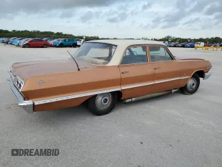 1963 Chevrolet Impala с VIN 31869K184182, выставлен на аукционе Copart как лот 54538265 с пробегом Не указан миль и На запчасти • Non repairable. История ставок и продаж доступна на DreamBid. Изображение 3.