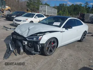 2019 Audi S5 Prestige with VIN WAUR4AF54KA005345, listed as a IAAI auction lot 41722478 with 53,414 mi miles and . Bid and sale history available at DreamBid. Image 2.
