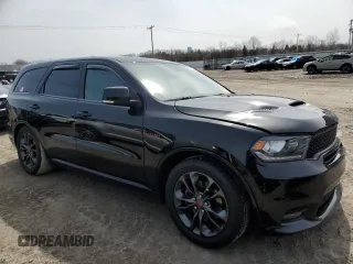 2019 Dodge Durango R/T with VIN 1C4SDJCT8KC745282, listed as a Copart auction lot 52192155 with 92,084 mi miles and Salvage Title. Bid and sale history available at carsss.com. Image 4.