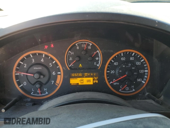 2015 Nissan Titan SV with VIN 1N6AA0EC1FN507132, listed as a Copart auction lot 74401954 with 169,236 mi miles and Salvage title. Bid and sale history available at DreamBid. Image 9.