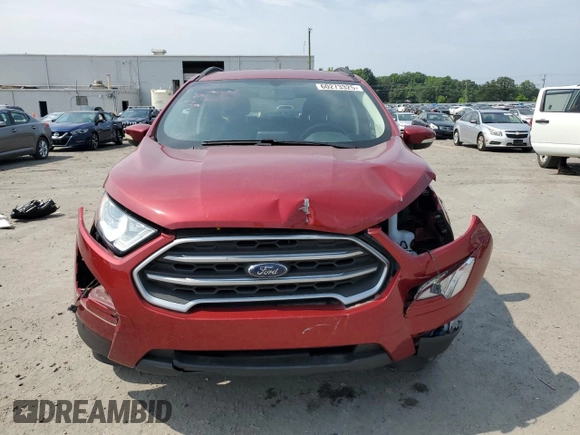 2021 Ford EcoSport SE z VIN MAJ3S2GE4MC453374, wystawiony jako Copart lot #60273325 z przebiegiem 27 884 mil mil oraz Szkoda całkowita • Salvage title. Historia ofert i sprzedaży dostępna na DreamBid. Obrazek 5.