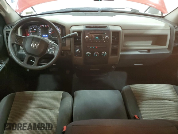 2012 Ram 1500 ST with VIN 1C6RD7FP8CS291341, listed as a Copart auction lot 51767285 with 126,341 mi miles and Salvage title. Bid and sale history available at DreamBid. Image 8.