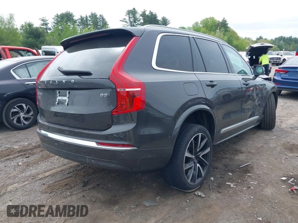 2024 Volvo XC90 Plus Bright Theme z VIN YV4L12PE1R1234921, wystawiony jako IAAI lot #42255873 z przebiegiem 22 994 mil mil oraz . Historia ofert i sprzedaży dostępna na DreamBid. Obrazek 4.