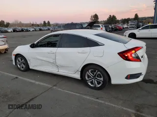 2017 Honda Civic LX with VIN 19XFC2F58HE021715, listed as a Copart auction lot 88125025 with 86,058 mi miles and Salvage Title. Bid and sale history available at DreamBid. Image 2.