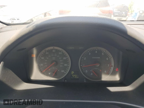 2007 Volvo S40 2.4L with VIN YV1MS382X72269005, listed as a Copart auction lot 55110935 with 64,531 mi miles and Clean Title. Bid and sale history available at carsss.com. Image 9.