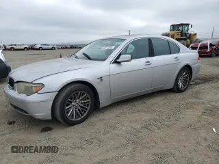 2003 BMW 7 Series 745i with VIN WBAGL63483DP64521, listed as a Copart auction lot 54973345 with 88,995 mi miles and Clean title. Bid and sale history available at DreamBid. Image 1.