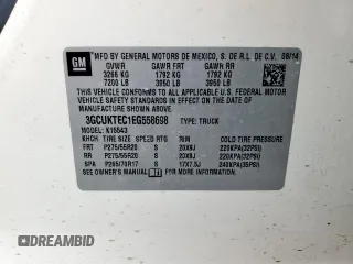 2014 Chevrolet Silverado 1500 High Country with VIN 3GCUKTEC1EG558698, listed as a Copart auction lot 56175675 with 198,051 mi miles and Clean Title. Bid and sale history available at DreamBid. Image 12.