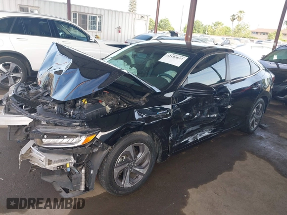 2019 Honda Insight EX with VIN 19XZE4F52KE014737, listed as a IAAI auction lot 42100837 with 35,402 mi miles and . Bid and sale history available at carsss.com. Image 18.