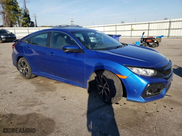 2018 Honda Civic Si Sedan with VIN 2HGFC1E53JH700914, listed as a Copart auction lot 47620155 with 101,960 mi miles and Clean Title. Bid and sale history available at carsss.com. Image 4.
