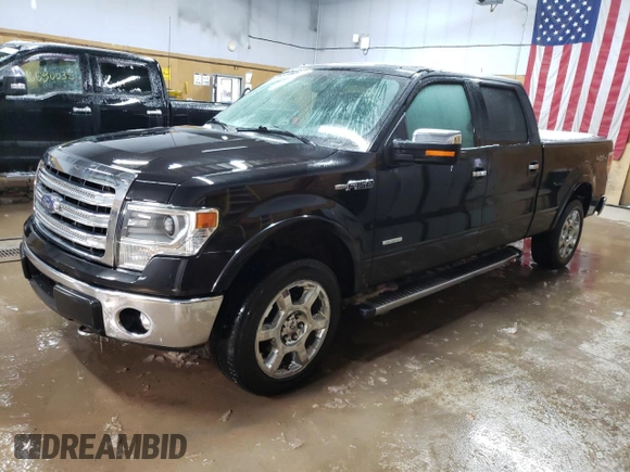 2014 Ford F-150 XL with VIN 1FTFW1ET7EFB16267, listed as a Copart auction lot 50692885 with 164,851 mi miles and Clean Title. Bid and sale history available at carsss.com. Image 1.