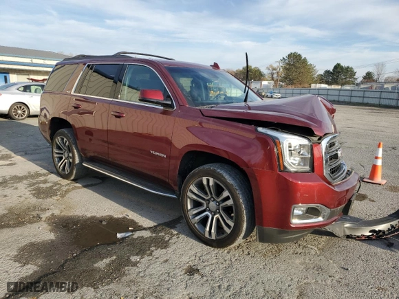 2019 GMC Yukon SLE with VIN 1GKS2AKC2KR379120, listed as a Copart auction lot 77789194 with 15,888 mi miles and Salvage Title. Bid and sale history available at carsss.com. Image 4.