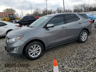 2018 Chevrolet Equinox LT with VIN 3GNAXJEV1JL122582, listed as a Copart auction lot 50991345 with 114,264 mi miles and Salvage Title. Bid and sale history available at carsss.com. Image 1.